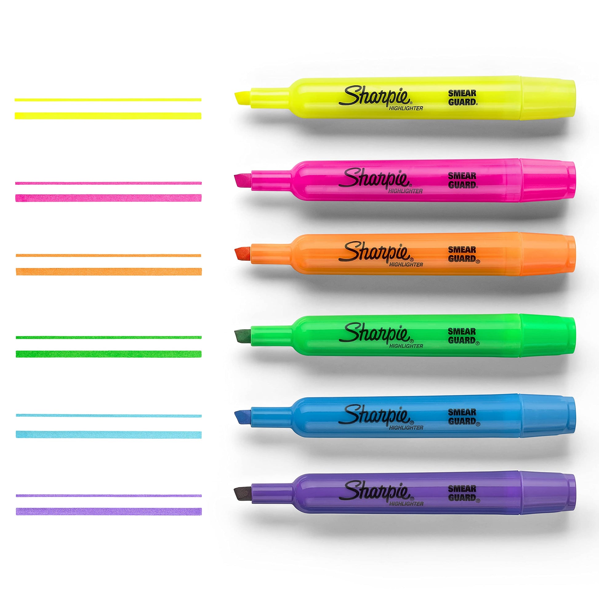 Sharpie Tank Style Highlighters Chisel Tip Fluorescent Highlighter Marker Set Office And Teacher Supplies Assorted 12 Count