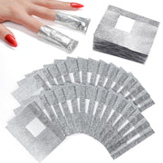 Makartt Nail Polish Remover - 100pcs Nail Foil Wraps for Soak Off Gel Polish Remover, with 1.18inch Pre-attached Lint Free Cotton Pads For Nails, Non Acetone Nail Polish Remover