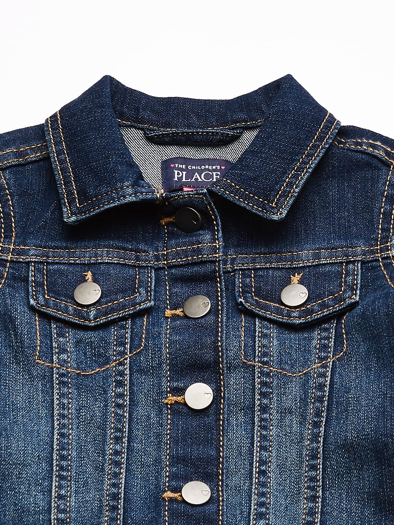 The Children's Place Baby Girls And Toddler Girls Basic Denim Jacket,China Blue,5T