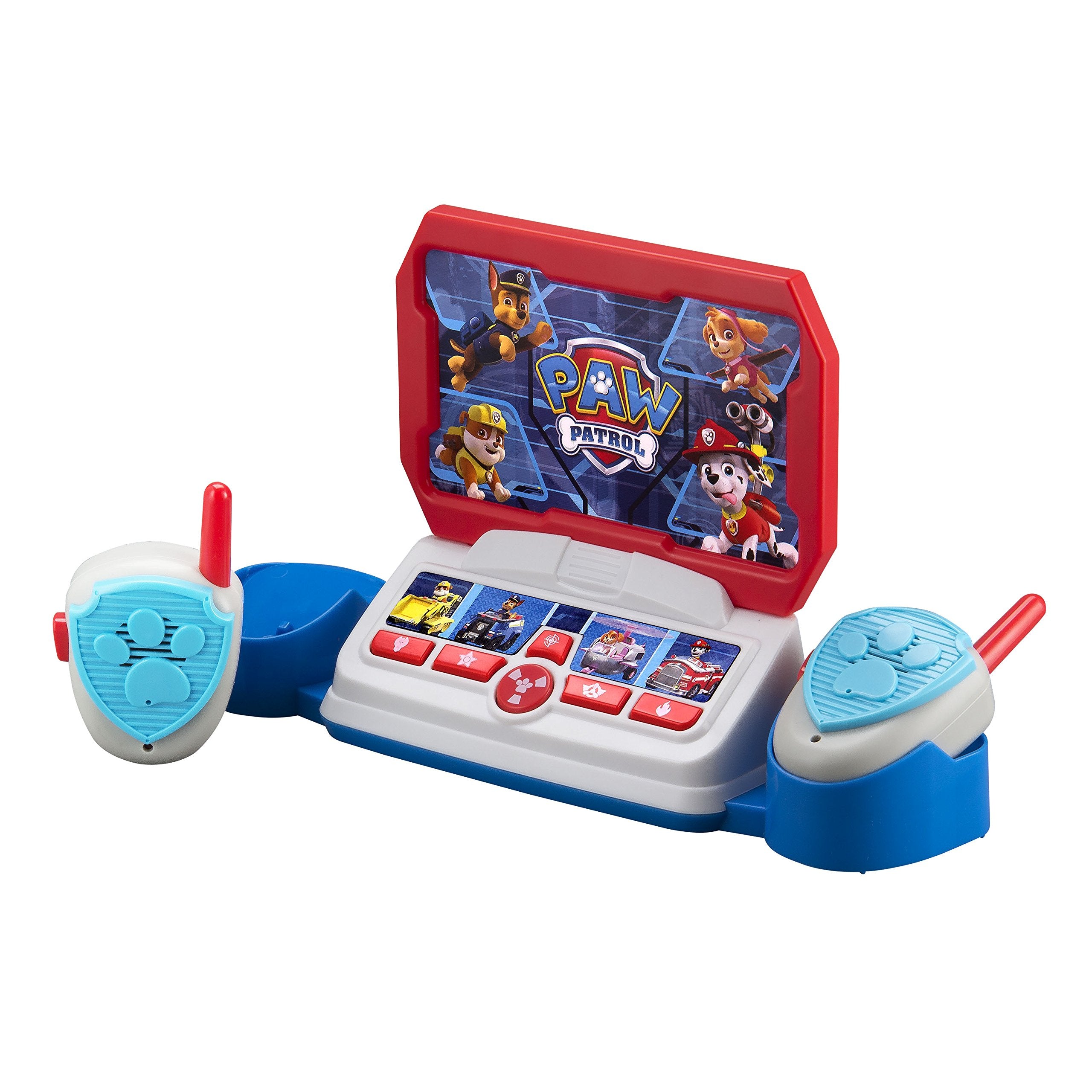 Paw Patrol Toy Walkie Talkie Command Center with Kid Friendly Two Way Radios, Built-in Speech & Sound Effects, Designed for Fans of Paw Patrol Toys for Boys and Girls