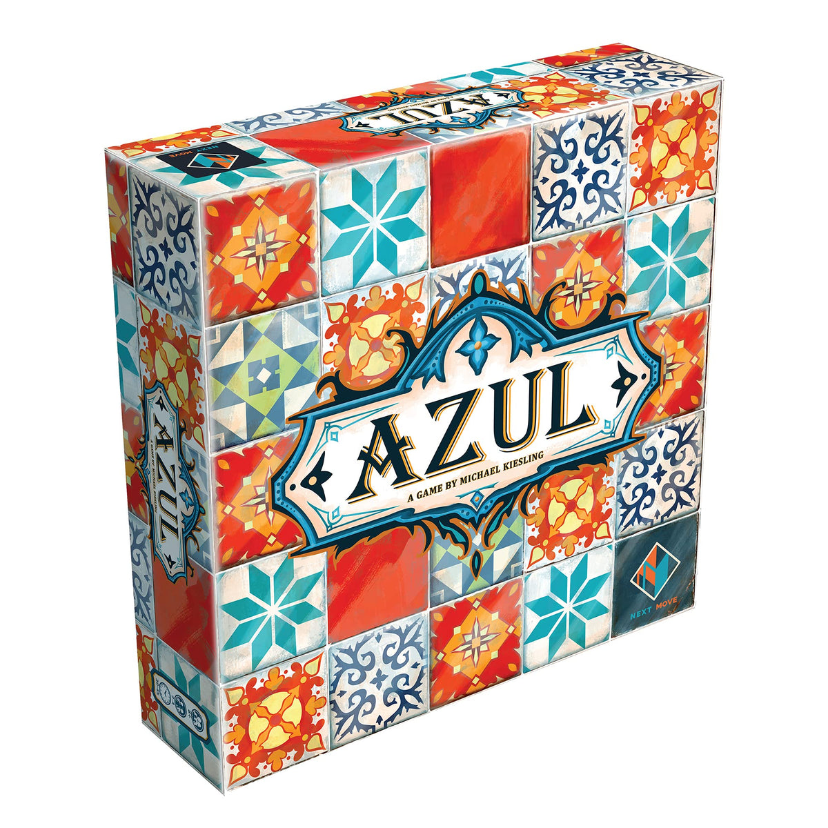 Asmodee Azul Brettspiel – Preisgekröntes Legespiel, wunderschöne Mosaikkunst, Familienspaß für Kinder und Erwachsene, ab 8 Jahren, 2-4 Spieler, 30-45 Minuten Spielzeit