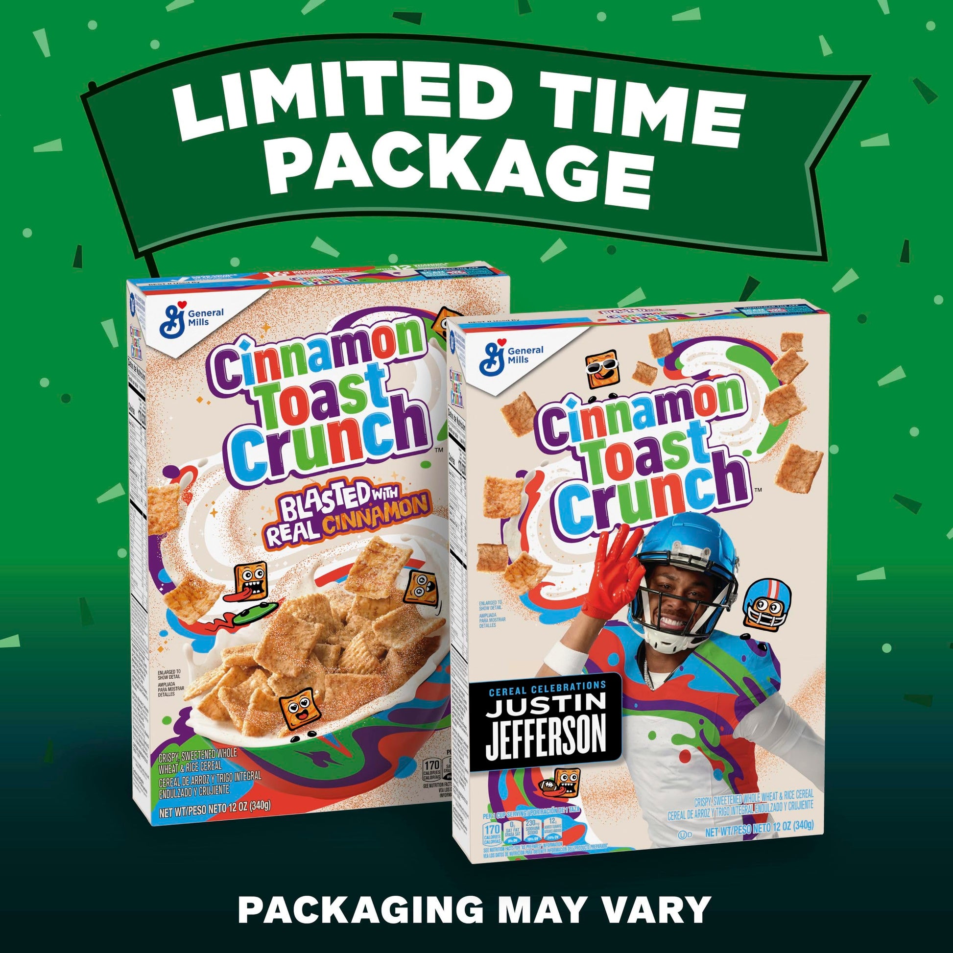 Cinnamon Toast Crunch Breakfast Cereal, Crispy Cinnamon Cereal, 12 oz