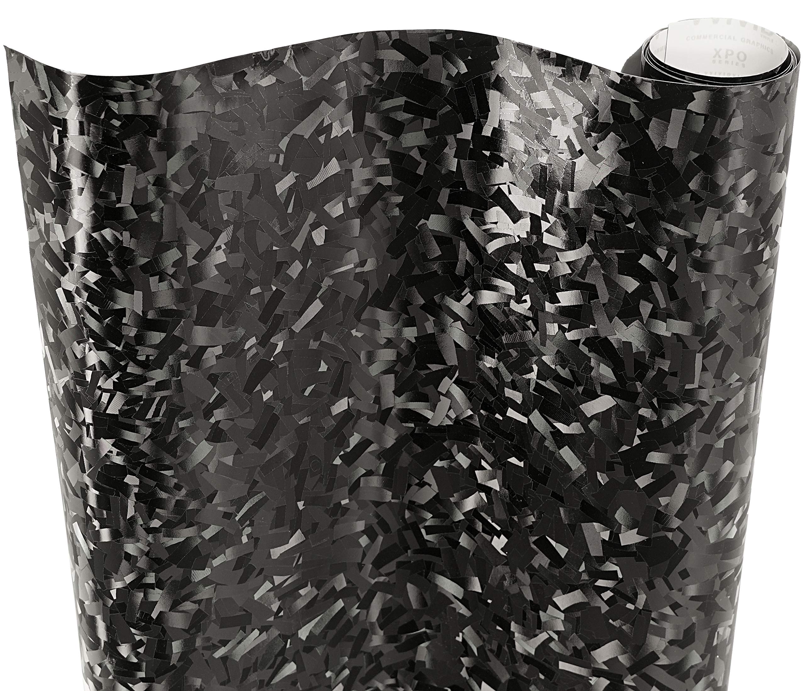 VViViD+ Forged Composite Carbon-Vinylfolie (30,48 cm x 152,4 cm, Schwarz)
