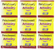 Fleischmann's Active Dry Yeast,0.25 Ounce, 9 Count