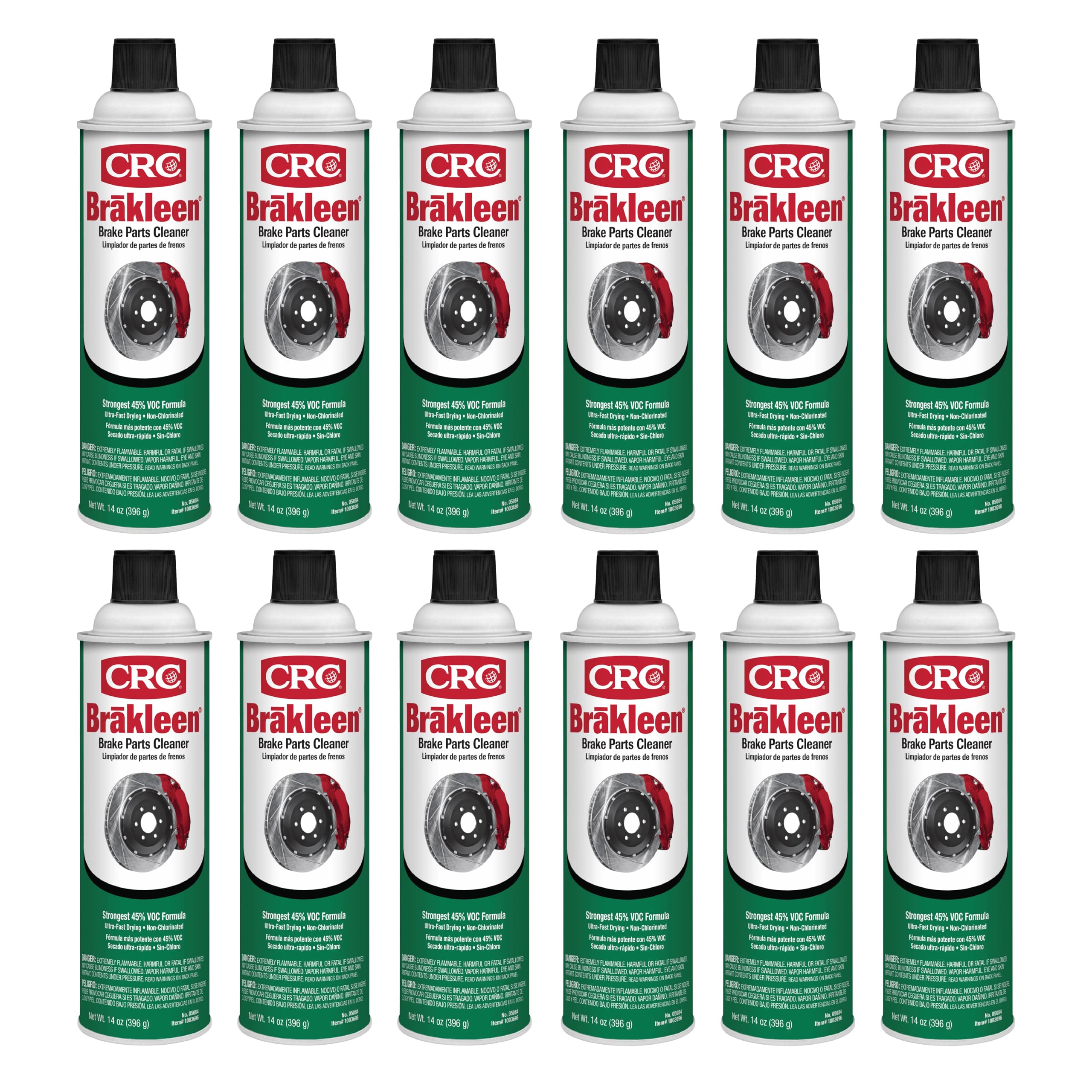 CRC (05084-12PK) Brakleen Bremsenreiniger chlorfrei - 14 oz., (12er-Pack)