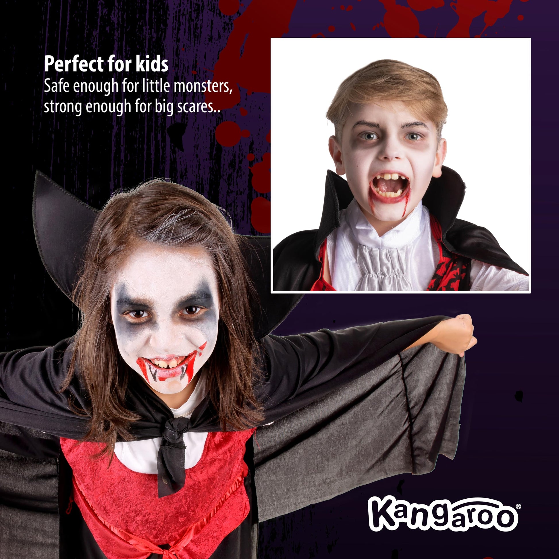 Kangaroo Fake Blood for Halloween, Special Effects Makeup, True Blood Color, 15.95 oz, Package May Vary