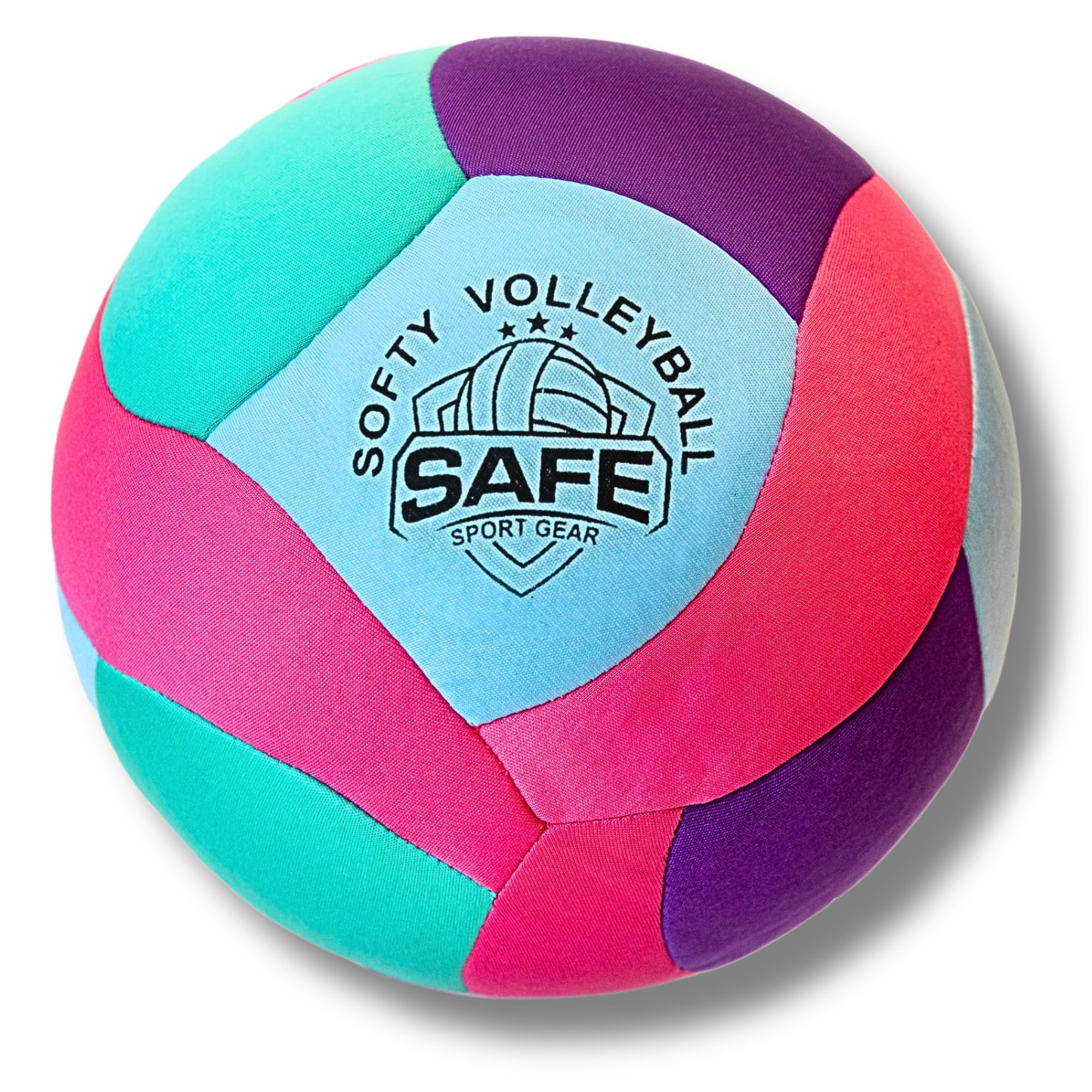 Softy Volleyball - Super Soft Designed for Pain-Free Play - Awesome Kids Indoor Ball with a Realistic Feel and Bounce - Perfect Ball for House (Softy Volleyball Teal)