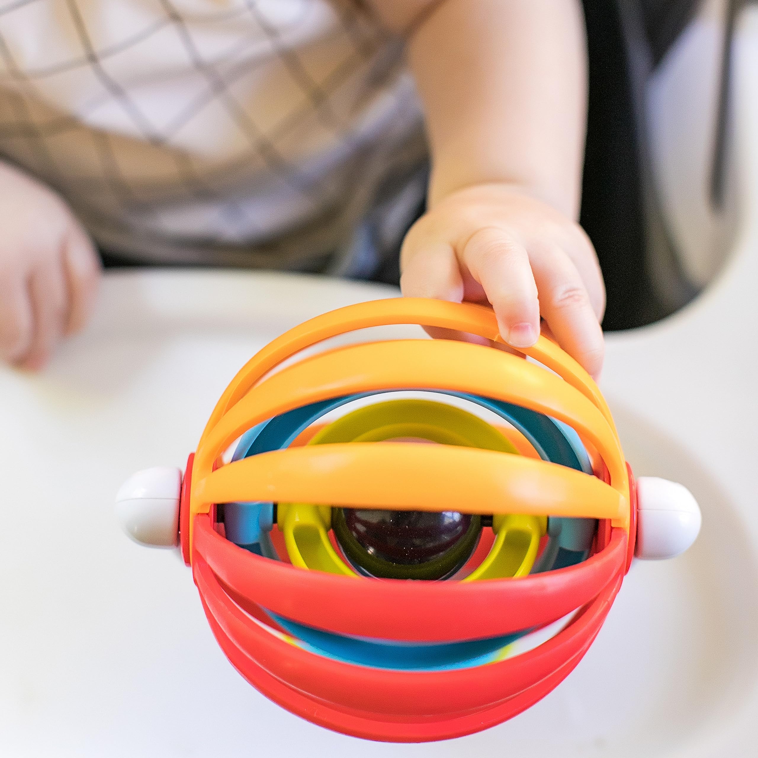 Baby Einstein Sticky Spinner BPA-free Suction Cup High Chair Activity Toy and Tray Toy for Early Development, 3mo+
