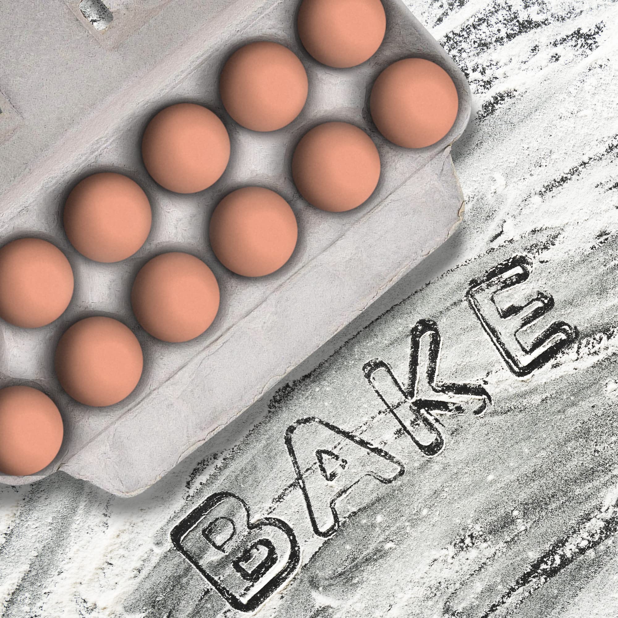 MT Products Blank Natural Pulp Egg Cartons Bulk Holds Up to Twelve Eggs - 1 Dozen - Cardboard Material Perfect For Storing Extra Eggs (25 Pieces) - Made in USA