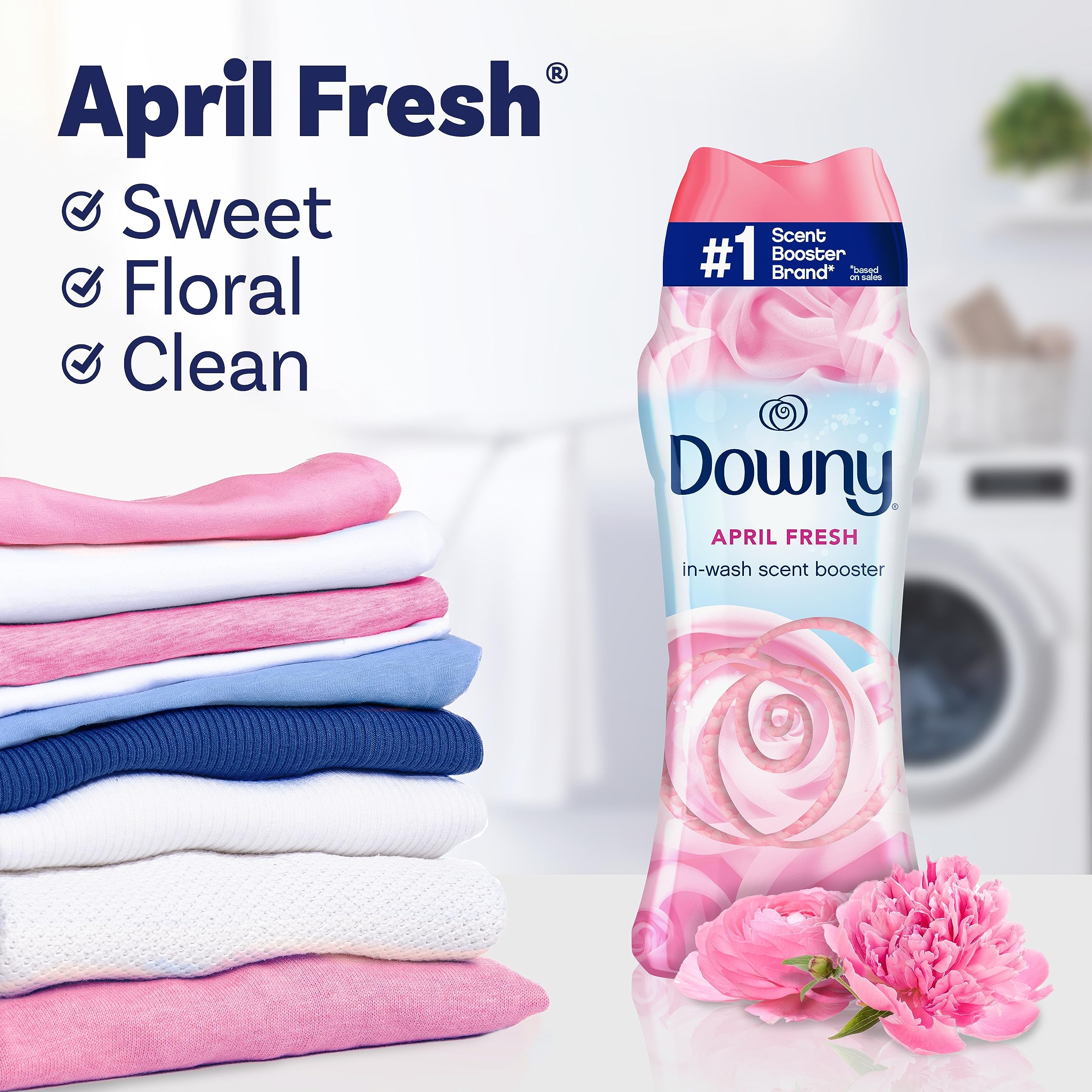 Downy In-Wash Laundry Scent Booster Beads, April Fresh 24oz
