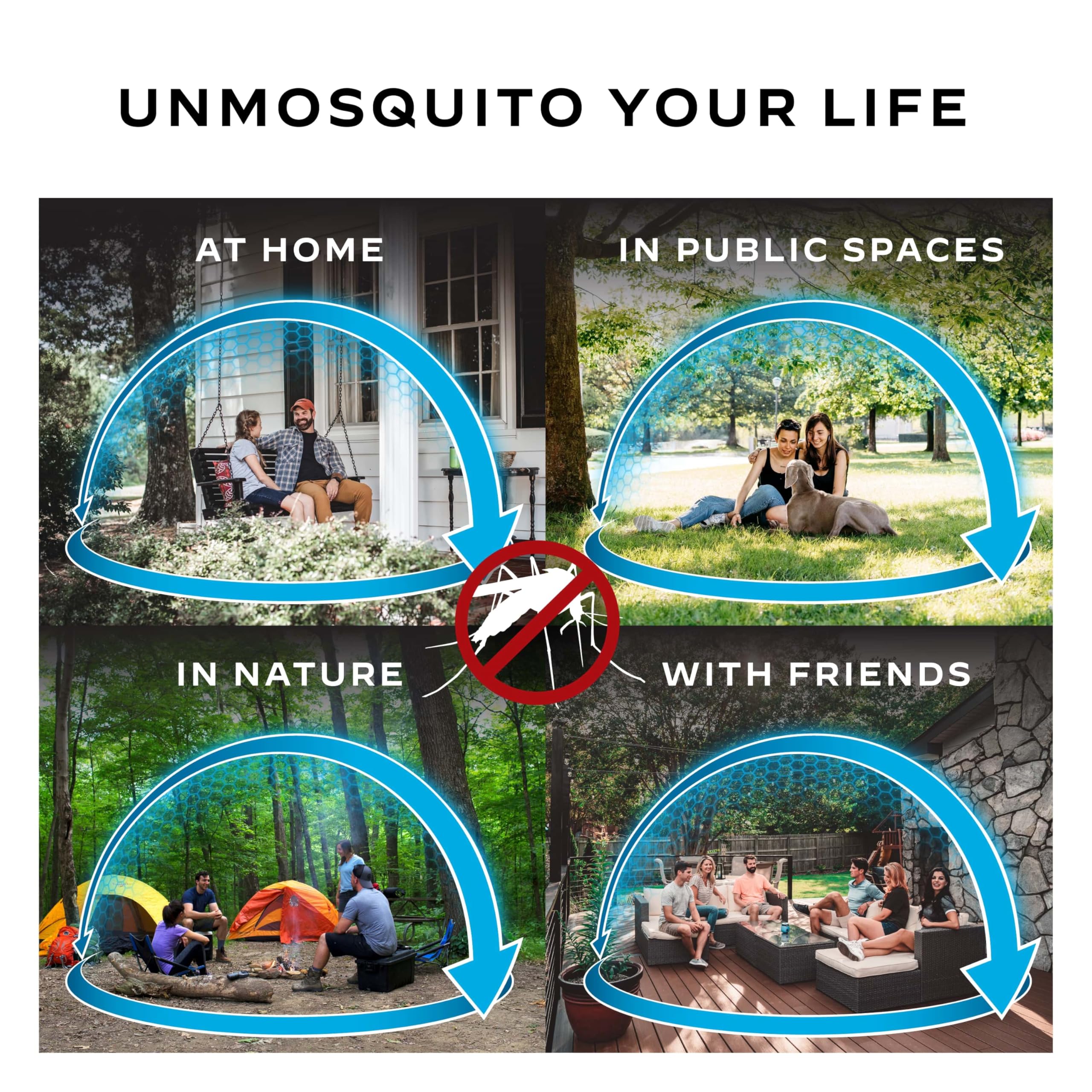 Thermacell Mosquito Repeller E-Series Rechargeable with 20' Mosquito Protection Zone; Up to 9-Hr Battery Life; Includes 12-Hr Refill; Flame or Scent; DEET-Free Bug Spray Alternative