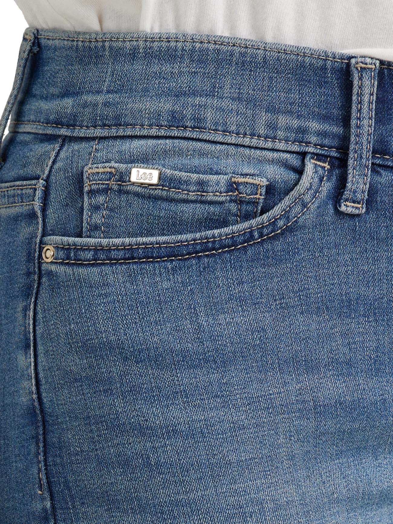 Lee Women's Ultra Lux Comfort with Flex Motion Bootcut Jean Majestic 14 Medium