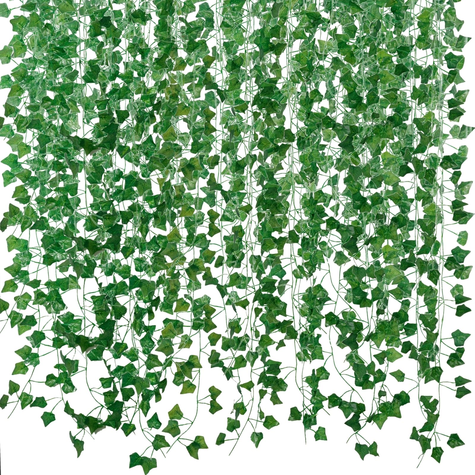 Freyalife Fake Vines for Room Decor(12 Pack 84 Feet) Aesthetic Artificial Plant Ivy Leaves Hanging Greenery Garlands for Home Bedroom Wall Wedding Christmas Party Office Patio Outdoor Garden Decor