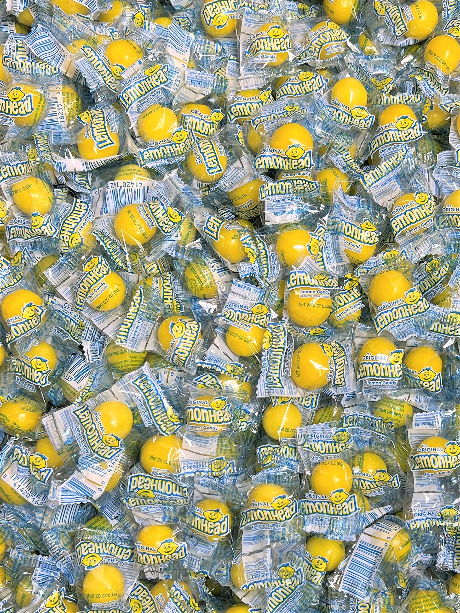 Lemonheads Candy - Lemon Candy - 1 LB Bag - Lemon Heads - Lemon Heads Large Bulk Candy - Lemonhead Candy Bulk - Lemon Hard Candy - Lemonhead Candy - Lemon Head Hard Candy